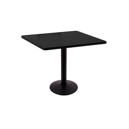 Holland Bar Stool Co 30" 214 Black Table, 30" x 30" Square Top 214-1630BW30SQ